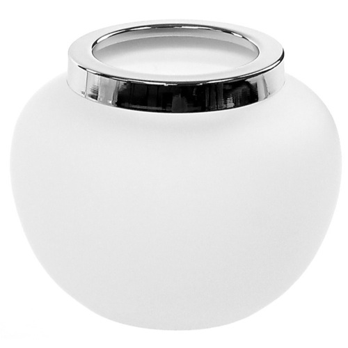 Toothbrush Holder, Windisch 91575MD, Rounded Frosted Crystal Glass Toothbrush Holder 91575MD